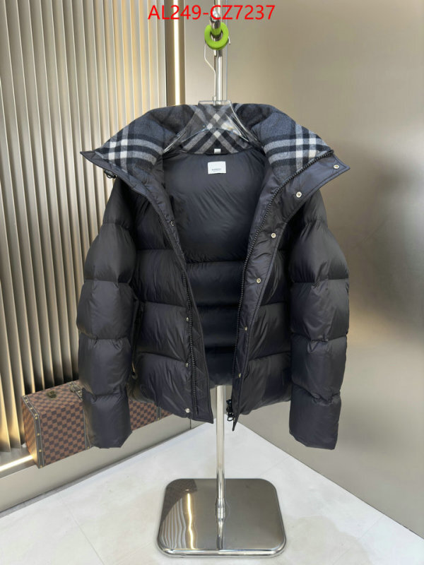 Down jacket Men-Burberry replica 1:1 high quality ID: CZ7237 $: 249USD