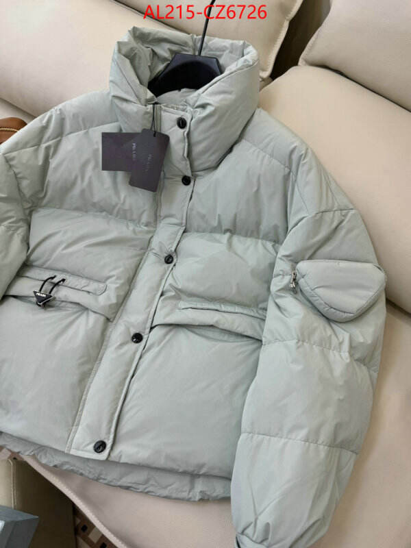 Down jacket Women-Prada replica wholesale ID: CZ6726 $: 215USD