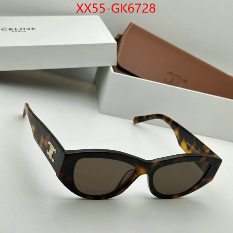 Glasses-CELINE exclusive cheap ID: GK6728 $: 55USD