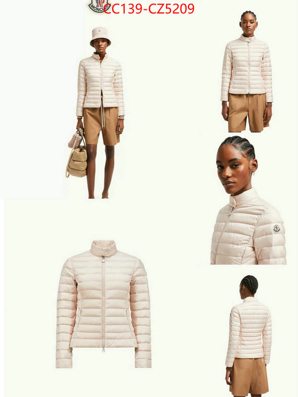 Down jacket Women-Moncler buy luxury 2024 ID: CZ5209 $: 139USD