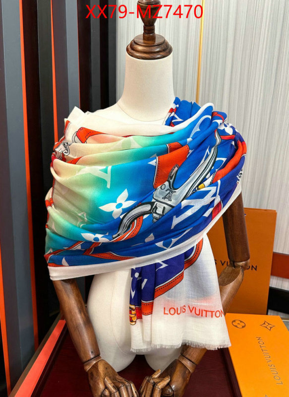 Scarf-LV fake high quality ID: MZ7470 $: 79USD