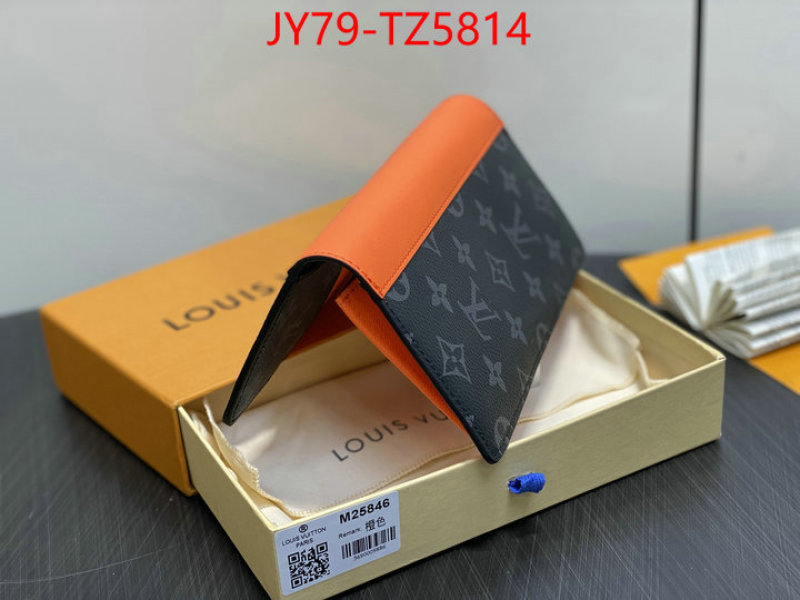 LV Bags(TOP)-Wallet 1:1 replica wholesale ID: TZ5814 $: 79USD,