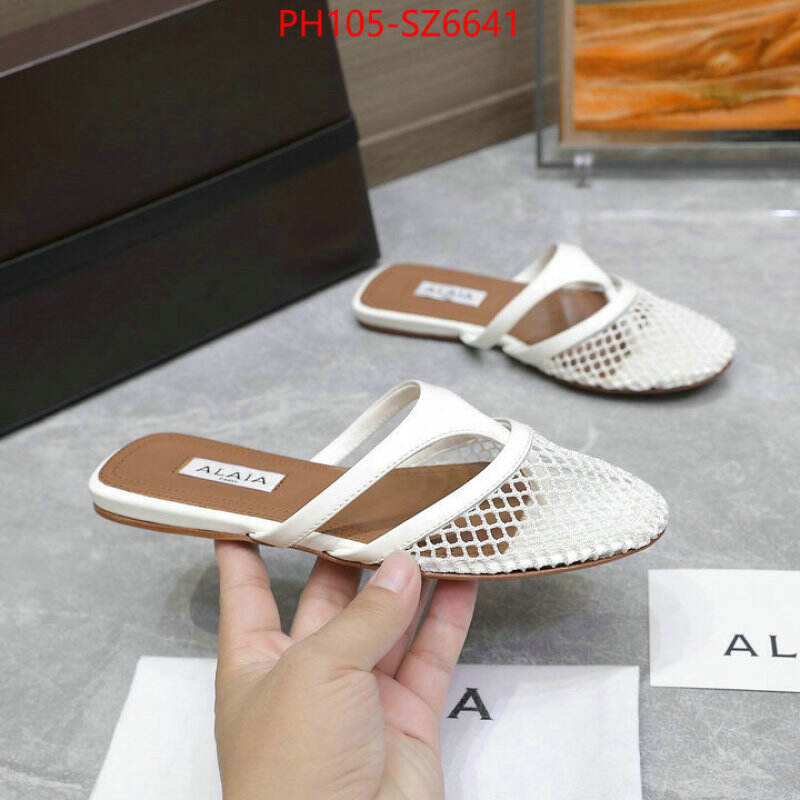 Women Shoes-ALAIA aaaaa+ quality replica ID: SZ6641 $: 105USD