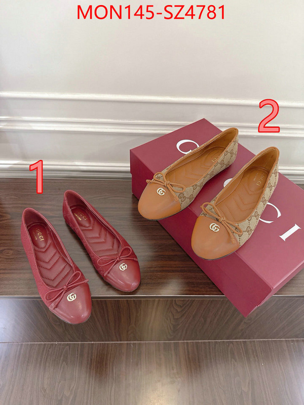 Women Shoes-Gucci best wholesale replica ID: SZ4781 $: 145USD
