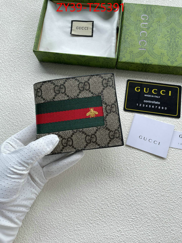 Gucci Bags(4A)-Wallet- top grade ID: TZ5391 $: 39USD,