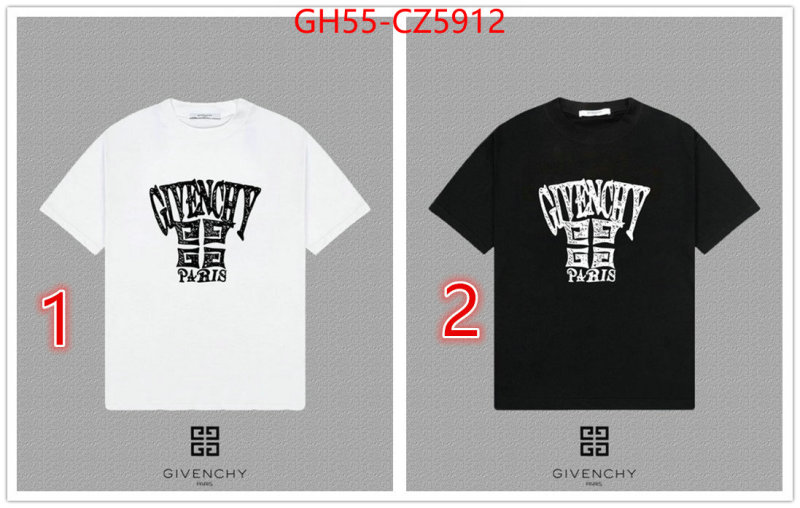 Clothing-Givenchy we provide top cheap aaaaa ID: CZ5912 $: 55USD