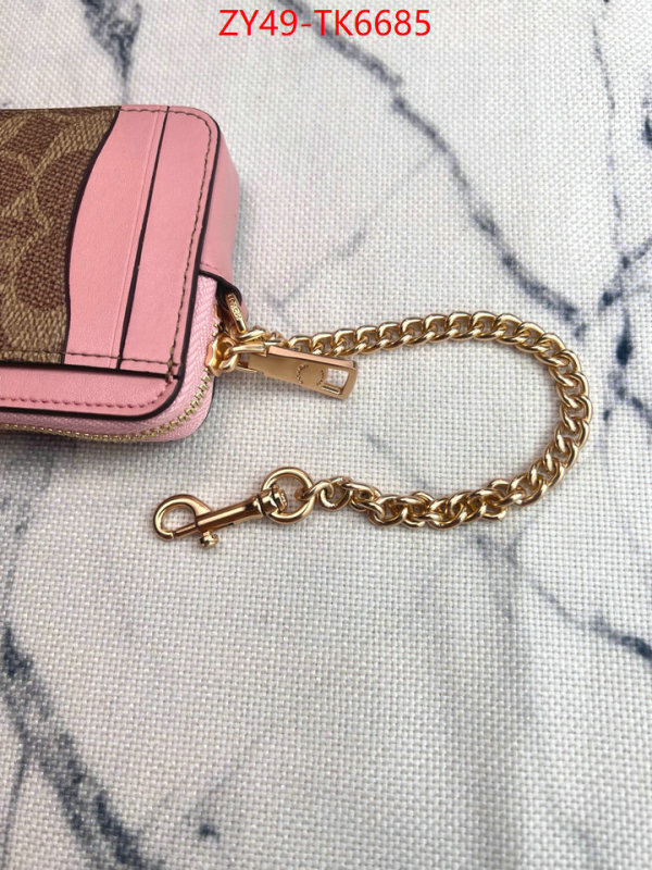 Coach Bags(4A)-Wallet sellers online ID: TK6685 $: 49USD,