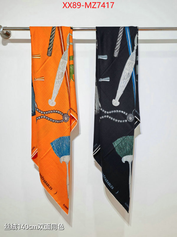 Scarf-Hermes what's the best to buy replica ID: MZ7417 $: 89USD