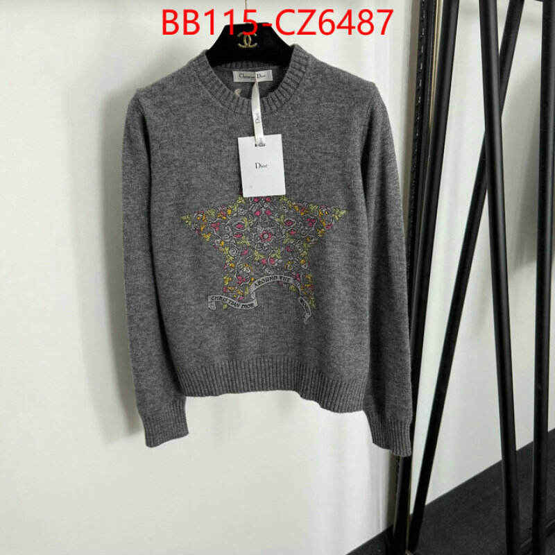 Clothing-Dior buy best quality replica ID: CZ6487 $: 115USD