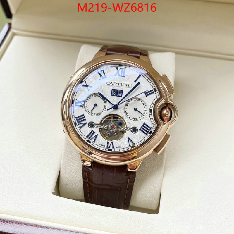 Watch(TOP)-Cartier the best designer ID: WZ6816 $: 219USD