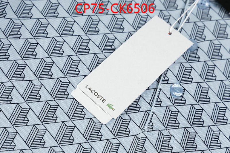 Clothing-Lacoste what best designer replicas ID: CK6506 $: 75USD
