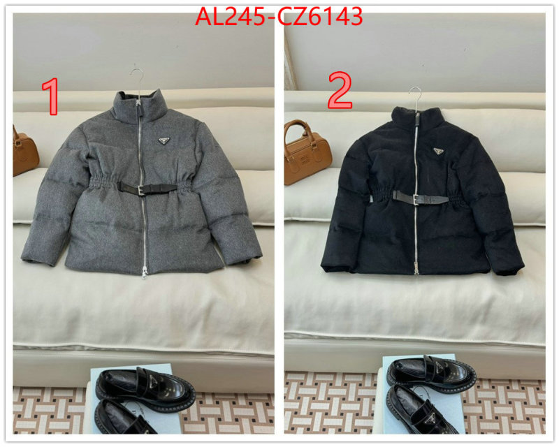 Down jacket Women-Prada fake high quality ID: CZ6143 $: 245USD