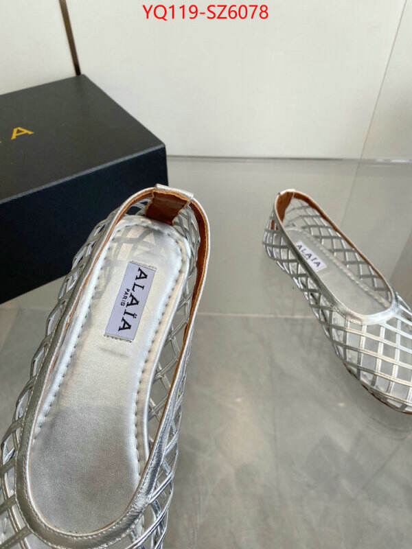 Women Shoes-ALAIA cheap high quality replica ID: SZ6078 $: 119USD