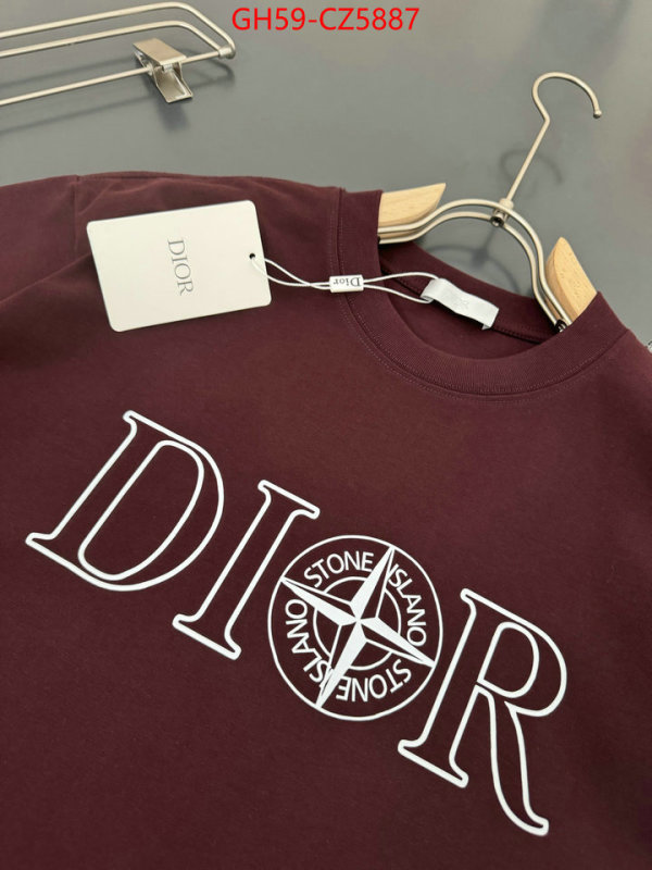 Clothing-Dior what is aaaaa quality ID: CZ5887 $: 59USD