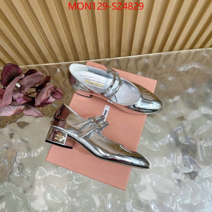 Women Shoes-Miu Miu luxury fake ID: SZ4829 $: 129USD