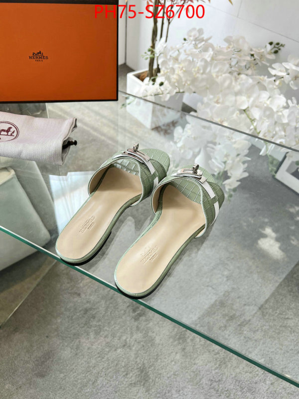 Women Shoes-Hermes cheap wholesale ID: SZ6700 $: 75USD