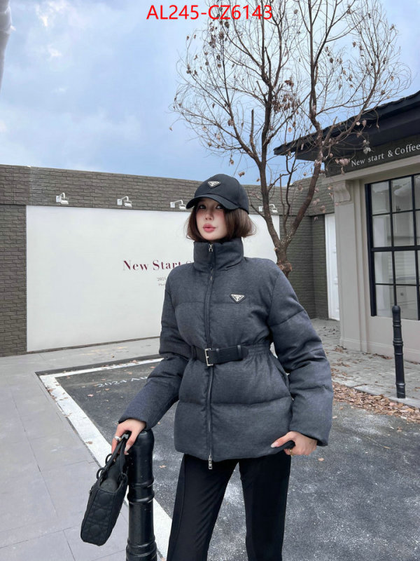 Down jacket Women-Prada fake high quality ID: CZ6143 $: 245USD