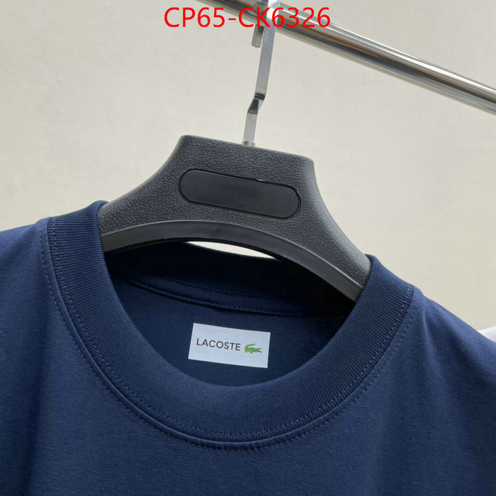 Clothing-Lacoste buy cheap replica ID: CK6326 $: 65USD
