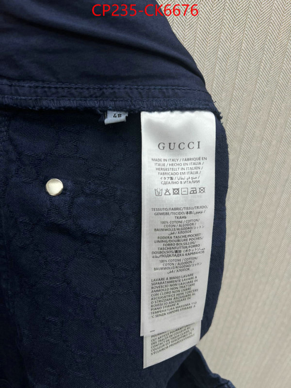 Clothing-Gucci buy the best high quality replica ID: CK6676