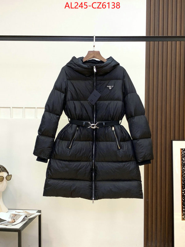 Down jacket Women-Prada outlet 1:1 replica ID: CZ6138 $: 245USD