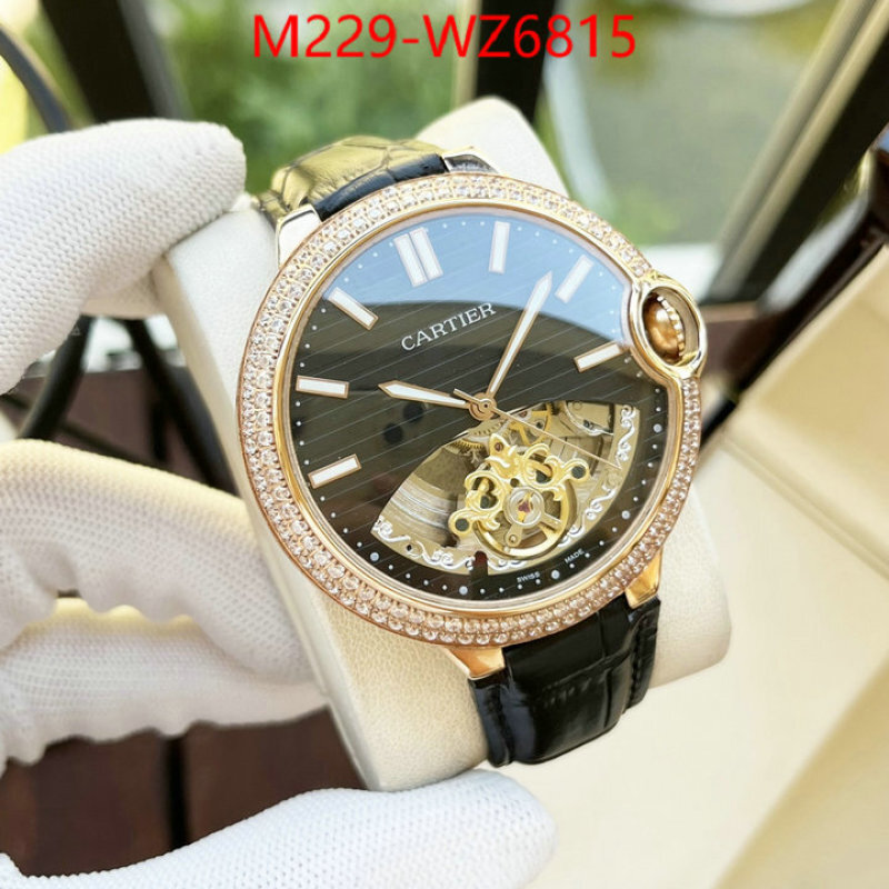 Watch(TOP)-Cartier best replica ID: WZ6815 $: 229USD