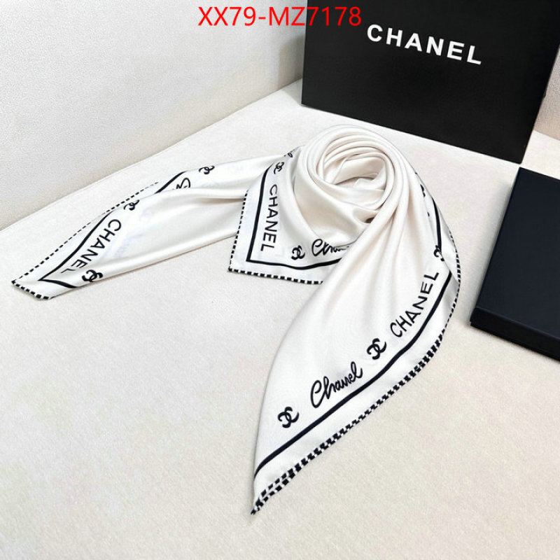 Scarf-Chanel the highest quality fake ID: MZ7178 $: 79USD