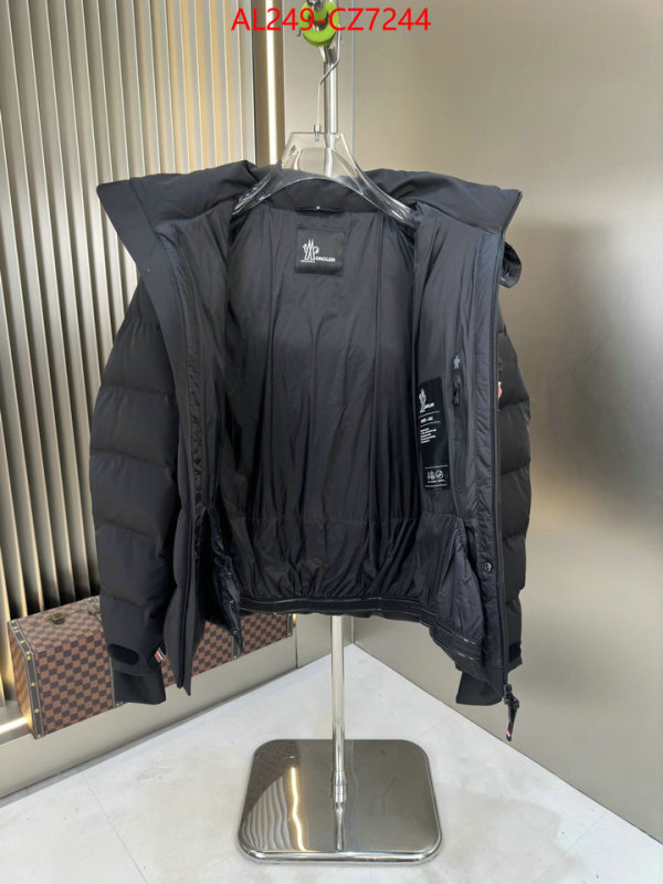 Down jacket Men-Moncler wholesale sale ID: CZ7244 $: 249USD