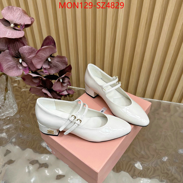 Women Shoes-Miu Miu luxury fake ID: SZ4829 $: 129USD