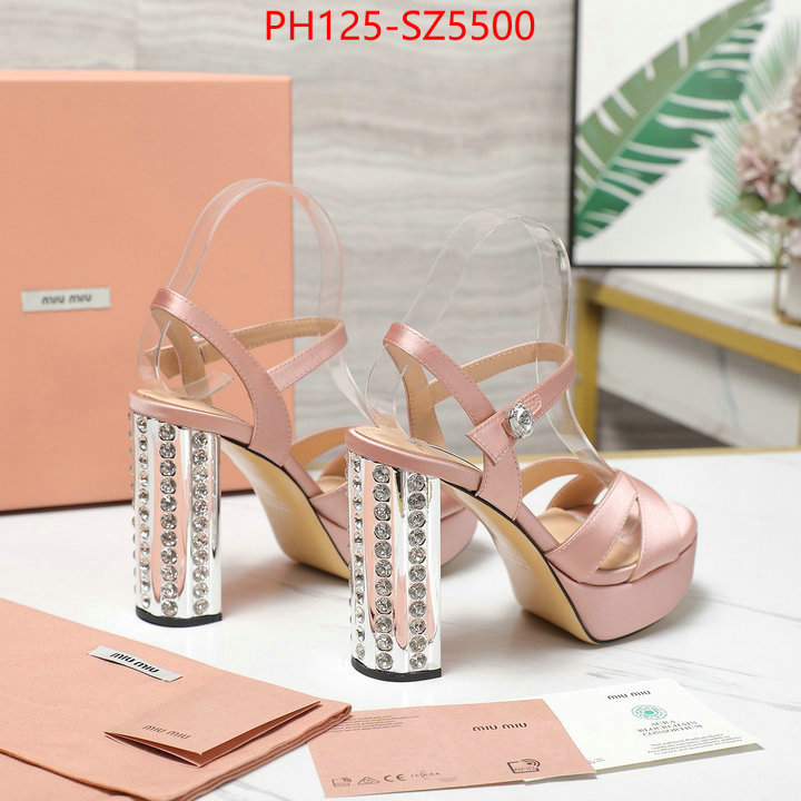 Women Shoes-Miu Miu wholesale designer shop ID: SZ5500 $: 125USD