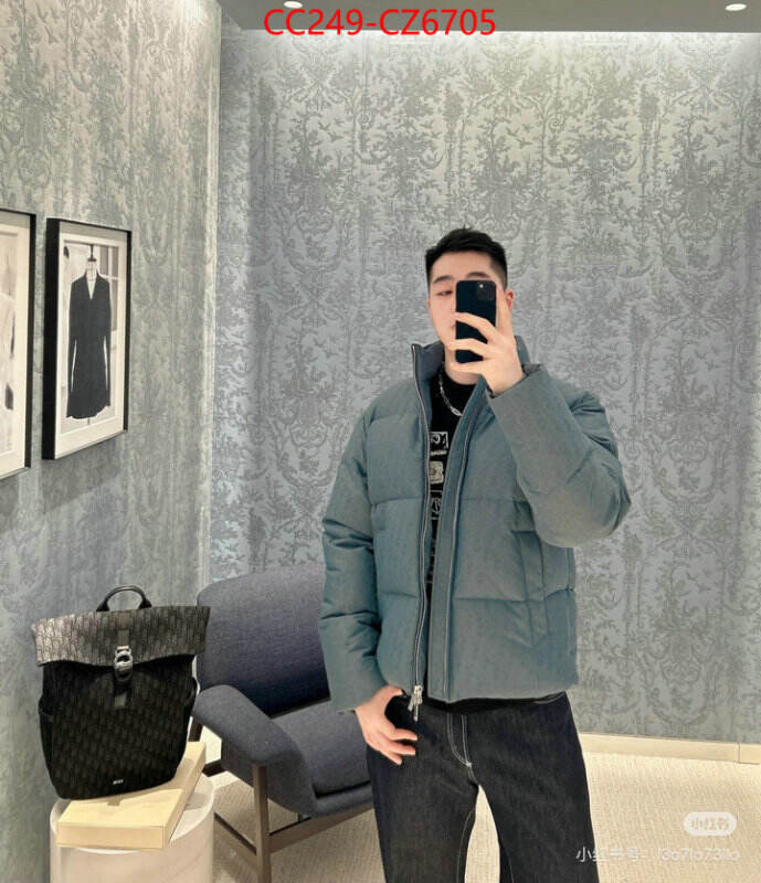 Down jacketMen-Dior high quality customize ID: CZ6705 $: 249USD