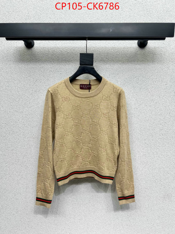 Clothing-Gucci wholesale replica shop ID: CK6786 $: 105USD