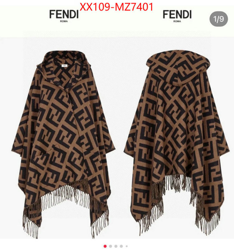 Scarf-Fendi styles & where to buy ID: MZ7401 $: 109USD