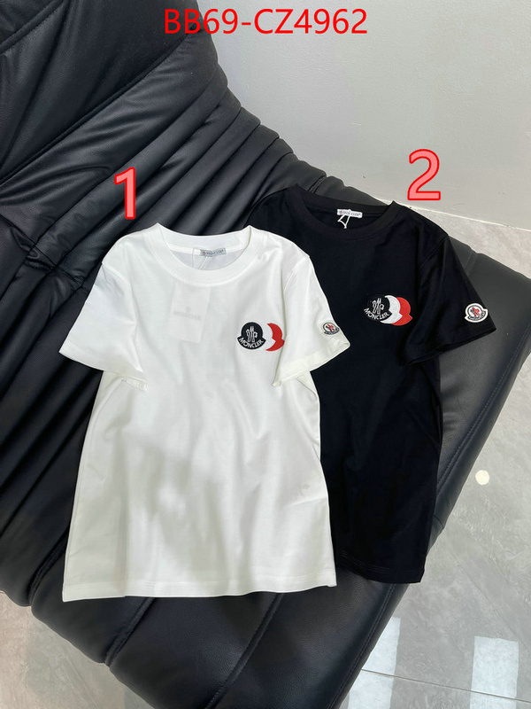 Clothing-Moncler luxury fashion replica designers ID: CZ4962 $: 69USD