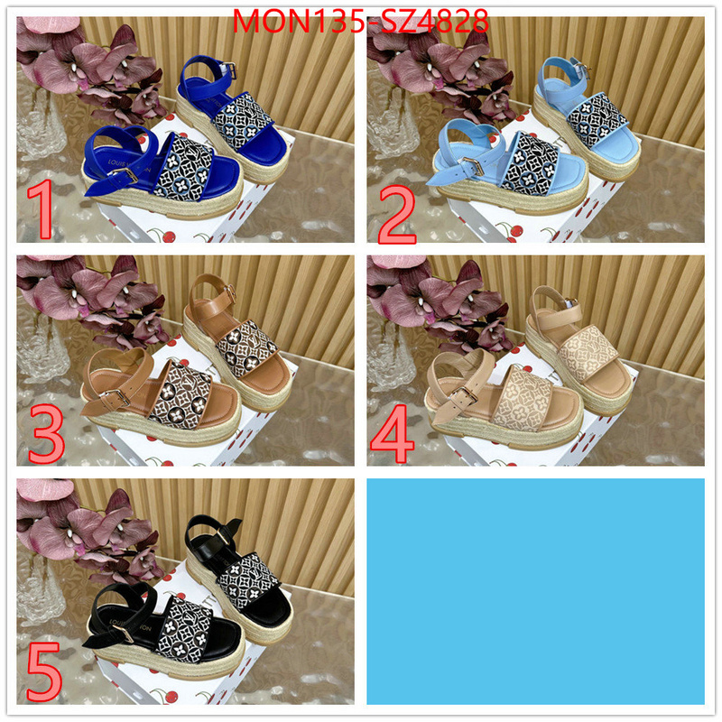 Women Shoes-LV wholesale replica shop ID: SZ4828 $: 135USD