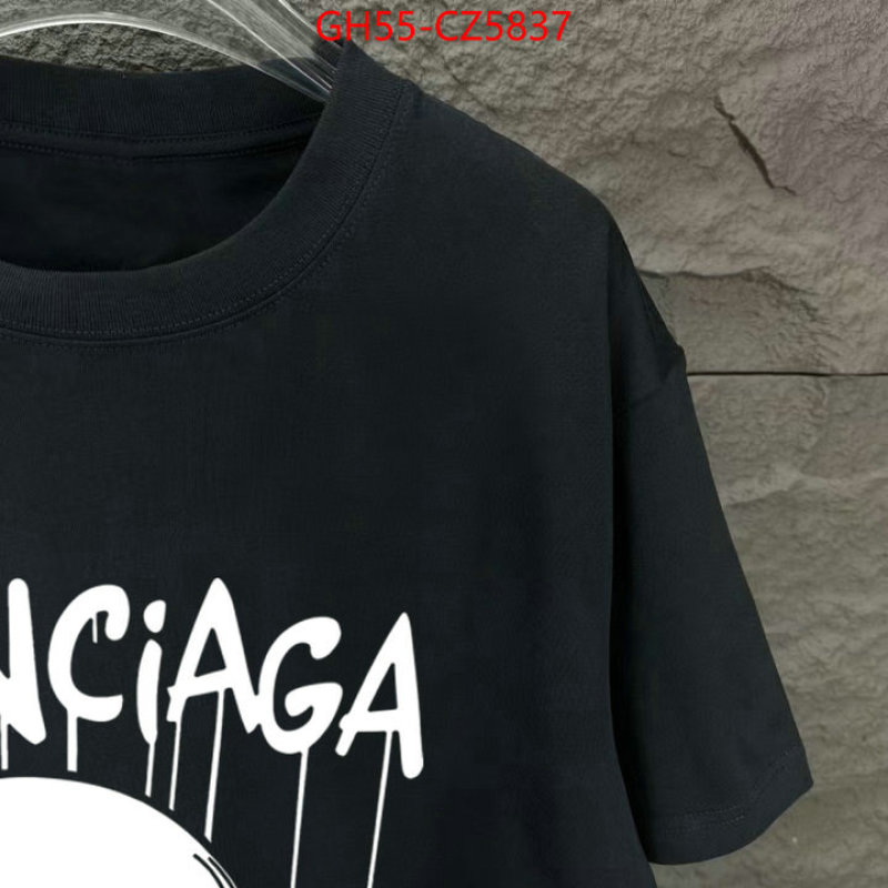 Clothing-Balenciaga shop the best high quality ID: CZ5837 $: 55USD