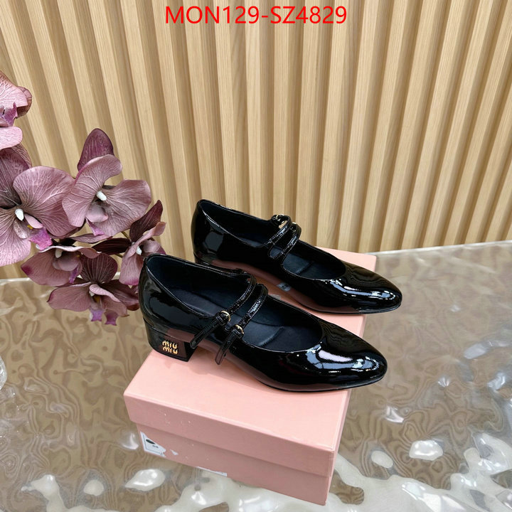 Women Shoes-Miu Miu luxury fake ID: SZ4829 $: 129USD