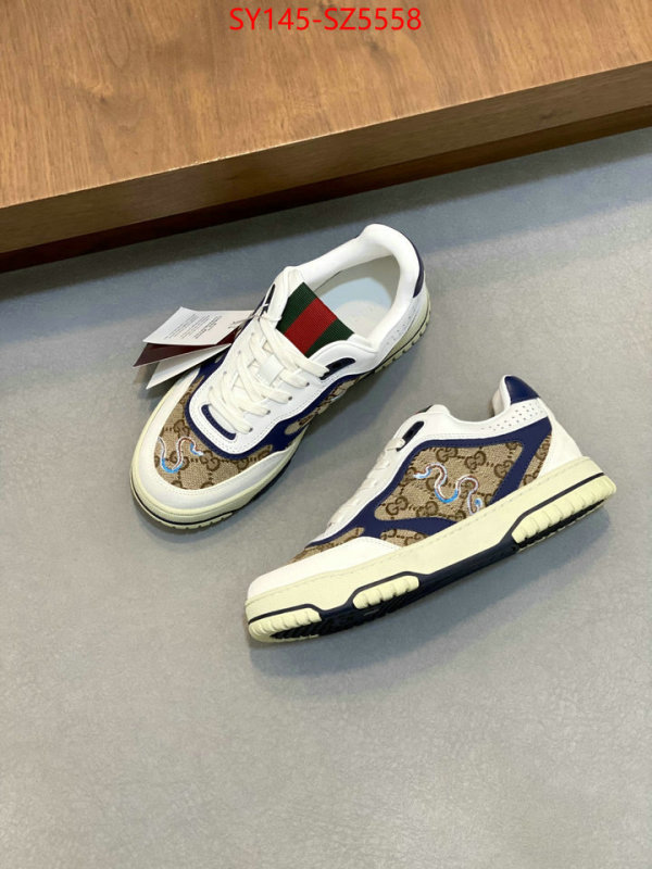 Men Shoes-Gucci what is a 1:1 replica ID: SZ5558 $: 145USD