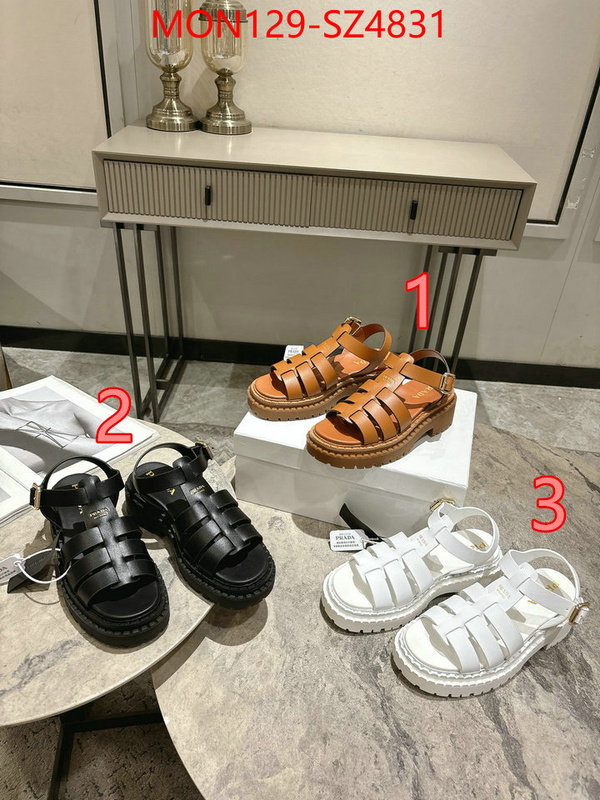 Women Shoes-Prada highest quality replica ID: SZ4831 $: 129USD