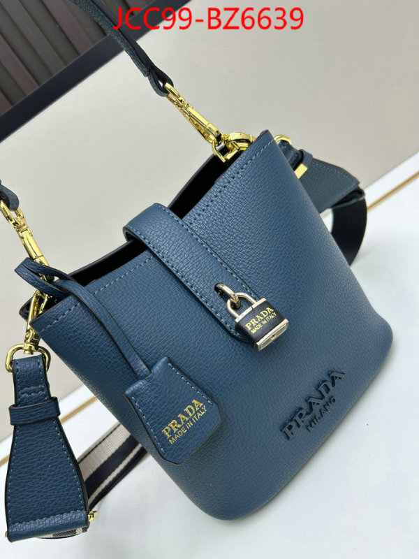 Prada Bags(4A)-bucket bag luxury 7 star replica ID: BZ6639 $: 99USD,
