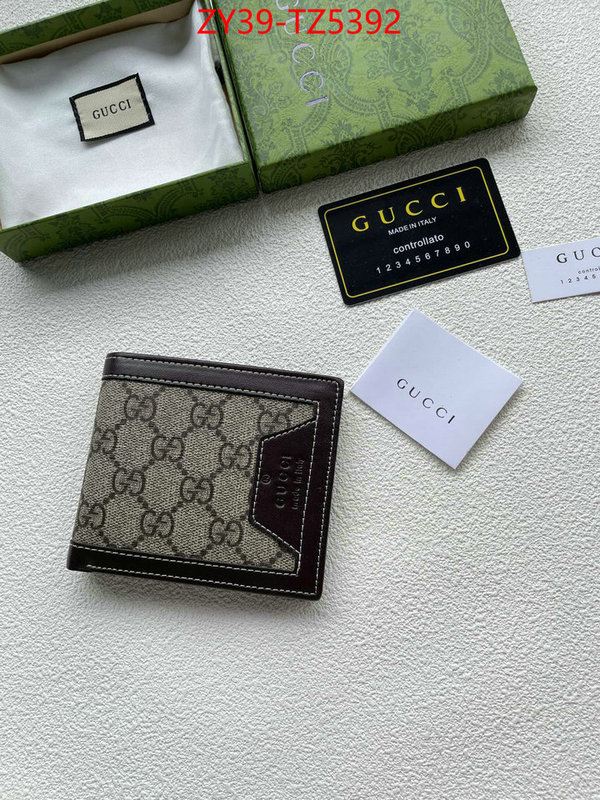 Gucci Bags(4A)-Wallet- what best designer replicas ID: TZ5392 $: 39USD,