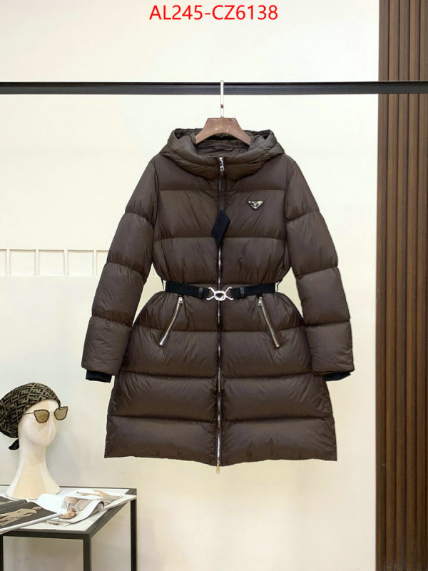 Down jacket Women-Prada outlet 1:1 replica ID: CZ6138 $: 245USD