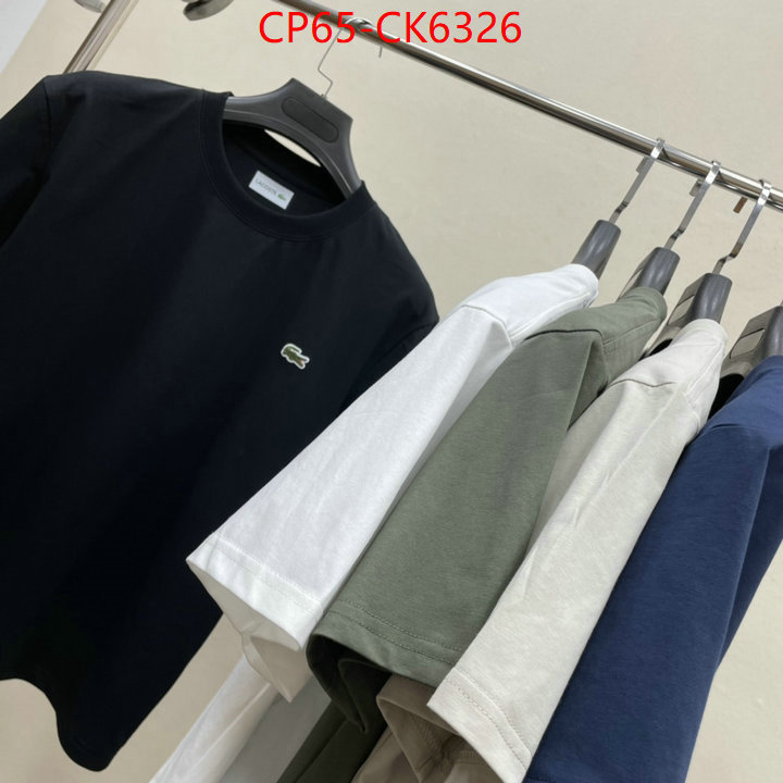 Clothing-Lacoste buy cheap replica ID: CK6326 $: 65USD