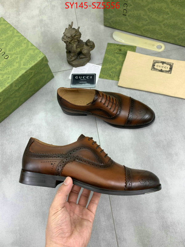 Men Shoes-Gucci fake high quality ID: SZ5556 $: 145USD
