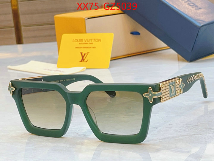 Glasses-LV shop cheap high quality 1:1 replica ID: GZ5039 $: 75USD