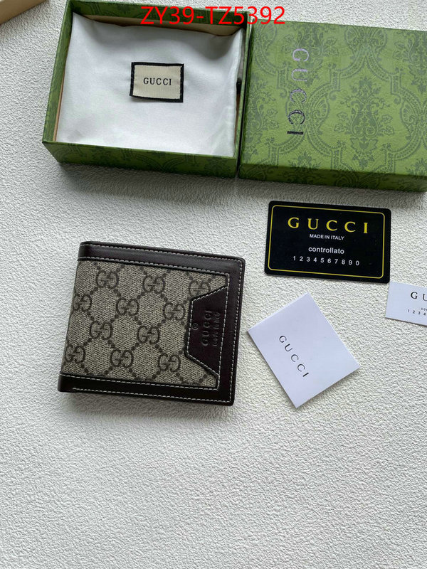 Gucci Bags(4A)-Wallet- what best designer replicas ID: TZ5392 $: 39USD,