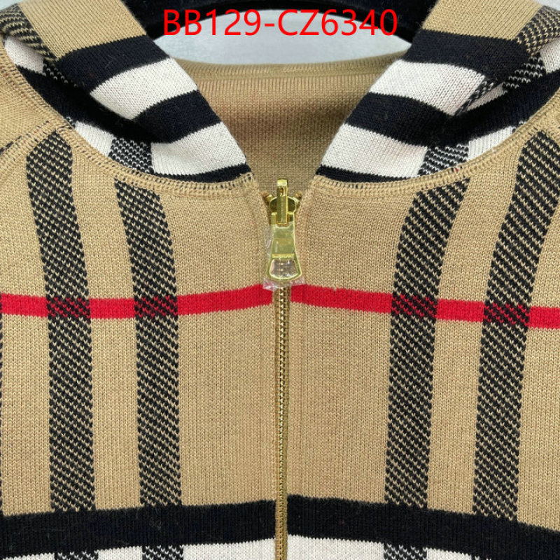 Clothing-Burberry luxury fashion replica designers ID: CZ6340 $: 129USD