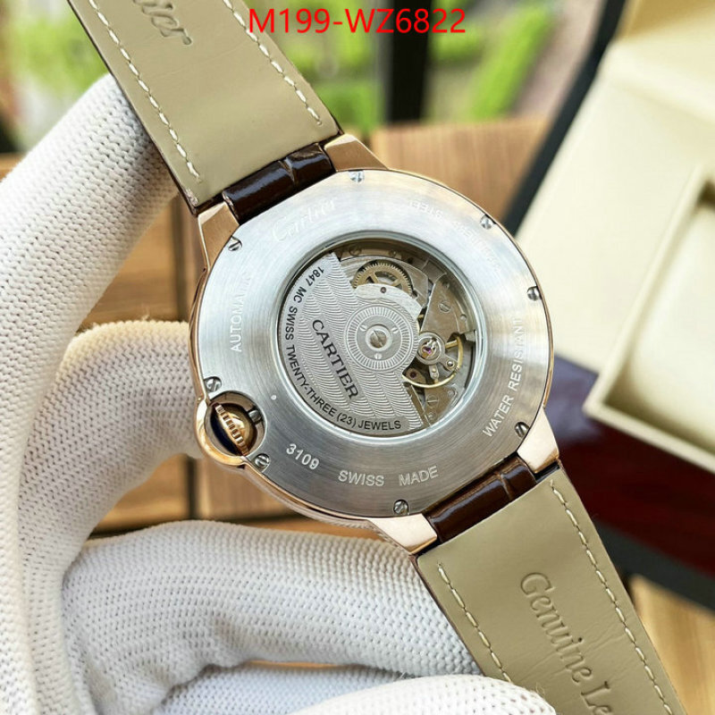 Watch(TOP)-Cartier perfect quality ID: WZ6822 $: 199USD
