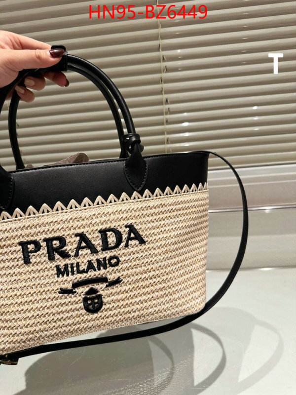 Prada Bags(4A)-Handbag- 1:1 replica wholesale ID: BZ6449 $: 95USD,
