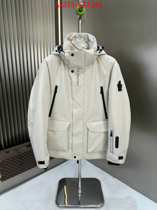 Down jacket Men-Moncler aaaaa ID: CZ7243 $: 235USD