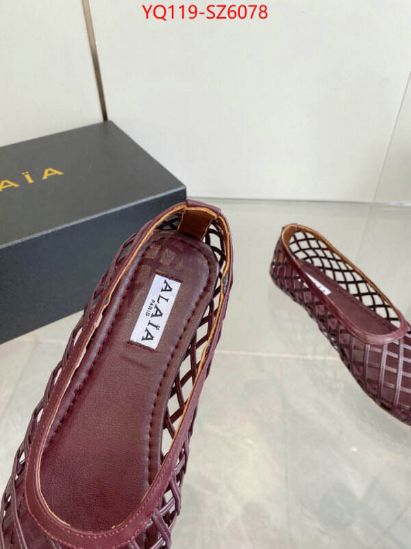 Women Shoes-ALAIA cheap high quality replica ID: SZ6078 $: 119USD
